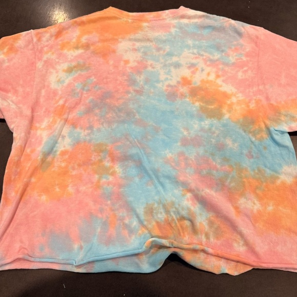 Nickelodeon Tie-Dye Cartoon Tee - Pink and Blue - Picture 4 of 4